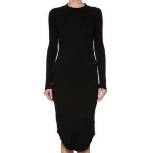 MONROW Mock Long sleeve Midi Dress